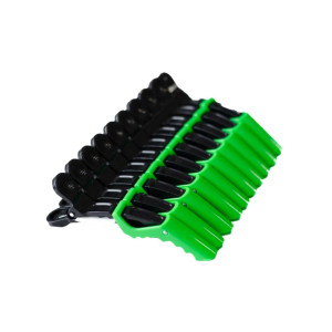 Зажимы пластиковые, Зеленые, 10 шт