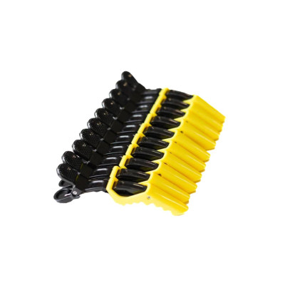 Зажимы пластиковые, Желтые, 10 шт