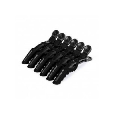 Зажимы пластиковые Keratin Tools Черные 6 шт