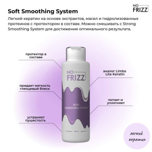 Кератин NO FRIZZ Soft Smoothing System (пробные объемы)