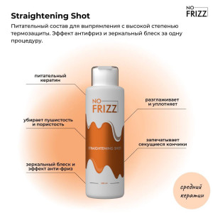 Кератин NO FRIZZ Straightening Shot (пробные объемы)
