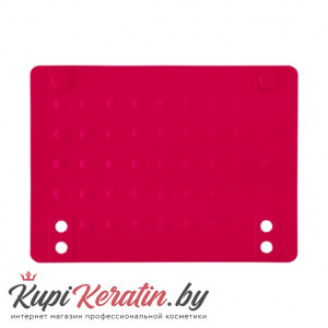 Термоковрик силиконовый для щипцов-выпрямителей бордовый