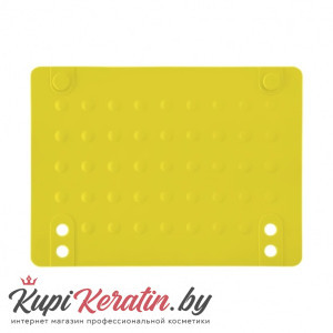Термоковрик силиконовый для щипцов-выпрямителей желтый