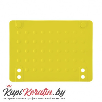 Термоковрик силиконовый для щипцов-выпрямителей желтый