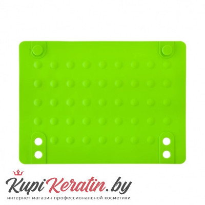 Термоковрик силиконовый для щипцов-выпрямителей зеленый