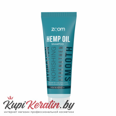  Шампунь бессульфатный ZOOM Hemp Oil Shampoo 250 ml