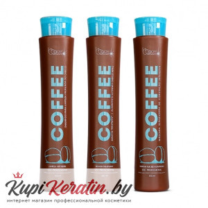 Кератин BB Gloss Coffee комплект 500/500/500 мл