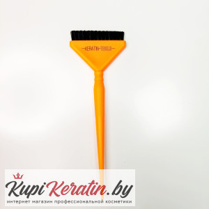Кисть для кератина Keratin Tools Оранжевая