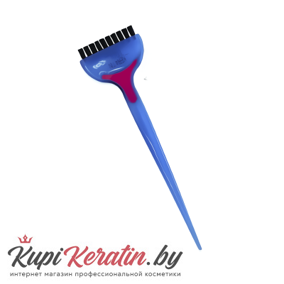 Кисть для кератина Keratin Tools Model YY Розовая/Голубая