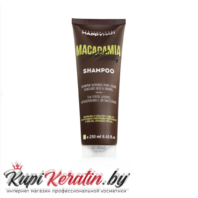 Шампунь Happy Hair Macadamia Moist без SLS/SLES 250 мл