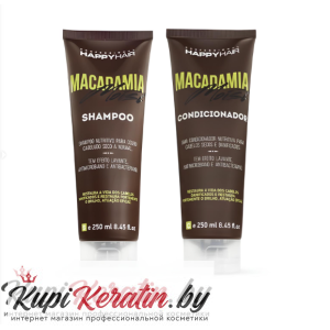 Шампунь + кондиционер Happy Hair Macadamia Moist комплект 250/250 мл