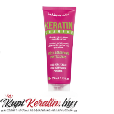 Шампунь Happy Hair Keratin Shampoo без SLS/SLES 250 мл