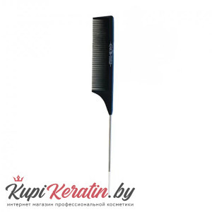 Расческа карбоновая с металл. хвостиком Keratin Tools Черная