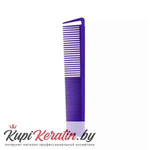 Расческа карбоновая, комбинированная Keratin Tools Фиолетовая