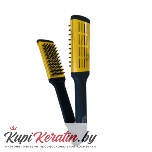 Расческа с зажимом Keratin Tools золотая