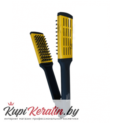 Расческа с зажимом Keratin Tools золотая