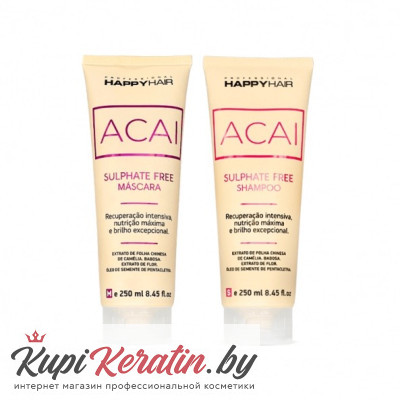 Шампунь + маска Happy Hair Acai комплект 250/250 мл