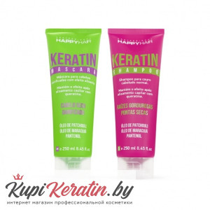 Шампунь + маска комплект Happy Hair Keratin 250/250 мл